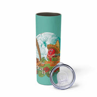 Hawaii Cinco de Mayo Skinny Tumbler Chili Pepper Hula Girl Tropical Vibes