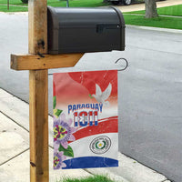 Paraguay 1811 Independence Day Garden Flag Grunge Flag Mix Passion Flowers