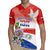 Paraguay 1811 Independence Day Rugby Jersey Grunge Flag Mix Passion Flowers