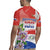 Paraguay 1811 Independence Day Rugby Jersey Grunge Flag Mix Passion Flowers