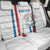 Custom Paraguay Football Back Car Seat Cover Vamos Albirroja