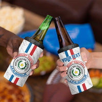 Custom Paraguay Football 4 in 1 Can Cooler Tumbler Vamos Albirroja