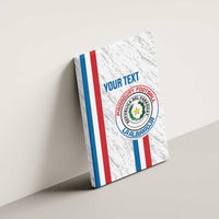 Custom Paraguay Football Canvas Wall Art Vamos Albirroja
