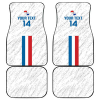 Custom Paraguay Football Car Mats Vamos Albirroja