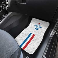 Custom Paraguay Football Car Mats Vamos Albirroja