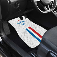 Custom Paraguay Football Car Mats Vamos Albirroja