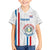 Custom Paraguay Football Family Matching Off Shoulder Maxi Dress and Hawaiian Shirt Vamos Albirroja