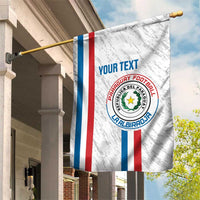 Custom Paraguay Football Garden Flag Vamos Albirroja