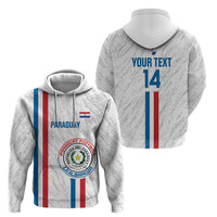 Custom Paraguay Football Hoodie Vamos Albirroja