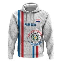 Custom Paraguay Football Hoodie Vamos Albirroja