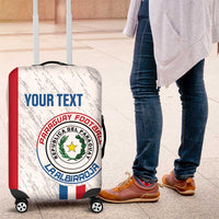 Custom Paraguay Football Luggage Cover Vamos Albirroja