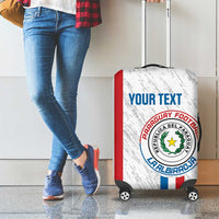 Custom Paraguay Football Luggage Cover Vamos Albirroja