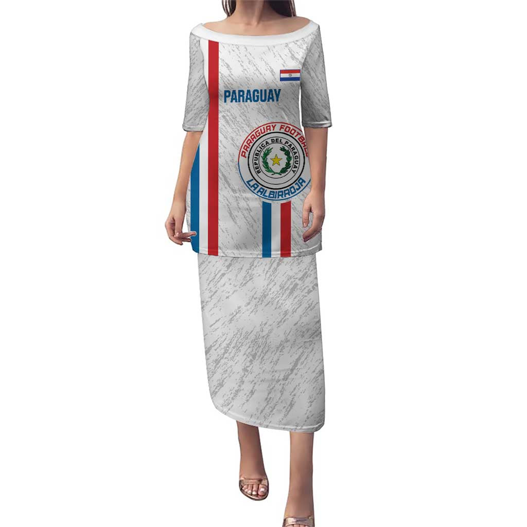 Custom Paraguay Football Puletasi Vamos Albirroja