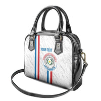 Custom Paraguay Football Shoulder Handbag Vamos Albirroja
