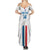 Custom Paraguay Football Summer Maxi Dress Vamos Albirroja