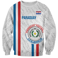 Custom Paraguay Football Sweatshirt Vamos Albirroja