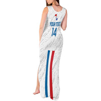 Custom Paraguay Football Tank Maxi Dress Vamos Albirroja