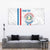 Custom Paraguay Football Tapestry Vamos Albirroja