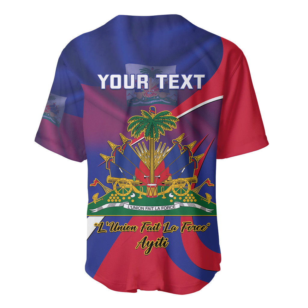 Personalised Haiti Flag Day Baseball Jersey Lest Us Remember Our Heroes - Wonder Print Shop