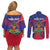Personalised Haiti Flag Day Couples Matching Off Shoulder Short Dress and Long Sleeve Button Shirt Lest Us Remember Our Heroes - Wonder Print Shop