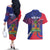 Personalised Haiti Flag Day Couples Matching Off The Shoulder Long Sleeve Dress and Hawaiian Shirt Lest Us Remember Our Heroes