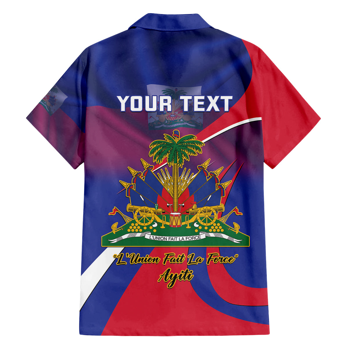 Personalised Haiti Flag Day Family Matching Off The Shoulder Long Sleeve Dress and Hawaiian Shirt Lest Us Remember Our Heroes - Wonder Print Shop