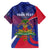 Personalised Haiti Flag Day Family Matching Off Shoulder Short Dress and Hawaiian Shirt Lest Us Remember Our Heroes - Wonder Print Shop