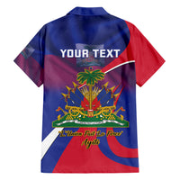 Personalised Haiti Flag Day Hawaiian Shirt Lest Us Remember Our Heroes - Wonder Print Shop