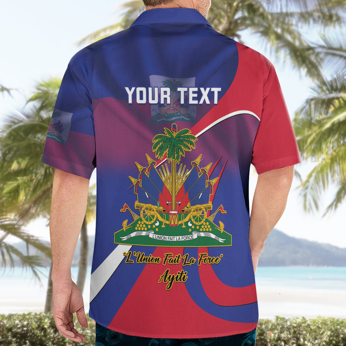 Personalised Haiti Flag Day Hawaiian Shirt Lest Us Remember Our Heroes - Wonder Print Shop