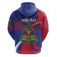 Personalised Haiti Flag Day Hoodie Lest Us Remember Our Heroes - Wonder Print Shop