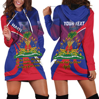 Personalised Haiti Flag Day Hoodie Dress Lest Us Remember Our Heroes - Wonder Print Shop