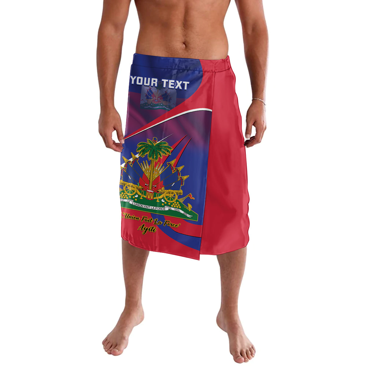 Personalised Haiti Flag Day Lavalava Lest Us Remember Our Heroes - Wonder Print Shop