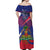 Personalised Haiti Flag Day Off Shoulder Maxi Dress Lest Us Remember Our Heroes - Wonder Print Shop