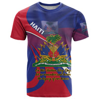 Personalised Haiti Flag Day T Shirt Lest Us Remember Our Heroes - Wonder Print Shop