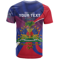 Personalised Haiti Flag Day T Shirt Lest Us Remember Our Heroes - Wonder Print Shop