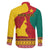 Personalised Cameroon National Day Family Matching Long Sleeve Bodycon Dress and Hawaiian Shirt Cameroun Coat Of Arms With Atoghu Pattern - Wonder Print Shop