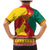Personalised Cameroon National Day Family Matching Mermaid Dress and Hawaiian Shirt Cameroun Coat Of Arms With Atoghu Pattern - Wonder Print Shop