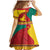 Personalised Cameroon National Day Family Matching Mermaid Dress and Hawaiian Shirt Cameroun Coat Of Arms With Atoghu Pattern - Wonder Print Shop