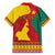 Personalised Cameroon National Day Family Matching Mermaid Dress and Hawaiian Shirt Cameroun Coat Of Arms With Atoghu Pattern - Wonder Print Shop