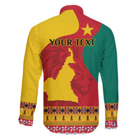 Personalised Cameroon National Day Family Matching Puletasi and Hawaiian Shirt Cameroun Coat Of Arms With Atoghu Pattern - Wonder Print Shop