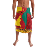 Personalised Cameroon National Day Lavalava Cameroun Coat Of Arms With Atoghu Pattern - Wonder Print Shop