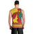 Personalised Cameroon National Day Men Tank Top Cameroun Coat Of Arms With Atoghu Pattern - Wonder Print Shop