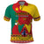 Personalised Cameroon National Day Polo Shirt Cameroun Coat Of Arms With Atoghu Pattern