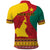 Personalised Cameroon National Day Polo Shirt Cameroun Coat Of Arms With Atoghu Pattern - Wonder Print Shop