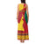 Personalised Cameroon National Day Tank Maxi Dress Cameroun Coat Of Arms With Atoghu Pattern - Wonder Print Shop