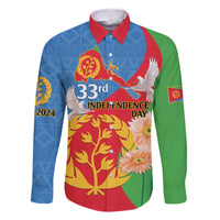 Eritrea Independence Day Family Matching Long Sleeve Bodycon Dress and Hawaiian Shirt Eritrean Olive Branches 33rd Anniversary - Wonder Print Shop