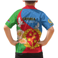 Eritrea Independence Day Family Matching Mermaid Dress and Hawaiian Shirt Eritrean Olive Branches 33rd Anniversary - Wonder Print Shop