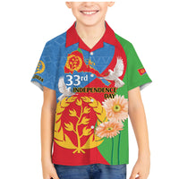 Eritrea Independence Day Family Matching Mermaid Dress and Hawaiian Shirt Eritrean Olive Branches 33rd Anniversary - Wonder Print Shop