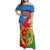 Eritrea Independence Day Family Matching Off Shoulder Maxi Dress and Hawaiian Shirt Eritrean Olive Branches 33rd Anniversary - Wonder Print Shop