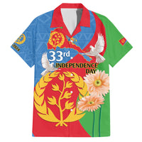 Eritrea Independence Day Family Matching Summer Maxi Dress and Hawaiian Shirt Eritrean Olive Branches 33rd Anniversary - Wonder Print Shop
